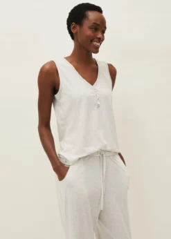 Vest Top And Trouser Pyjama Set -TrendLust Verkäufe 705362019 03 vest top and trouser pyjama set