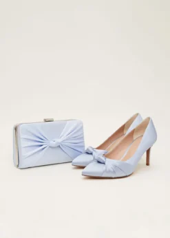 Satin Knot Front Court Shoe -TrendLust Verkäufe 750879919 05 satin knot front court shoe