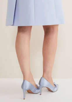 Satin Knot Front Court Shoe -TrendLust Verkäufe 750879919 99 satin knot front court shoe