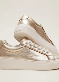 Leather Platform Trainers -TrendLust Verkäufe 750913060 04 leather platform trainers