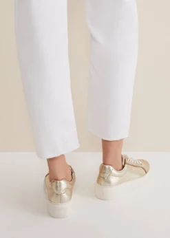 Leather Platform Trainers -TrendLust Verkäufe 750913060 99 leather platform trainers