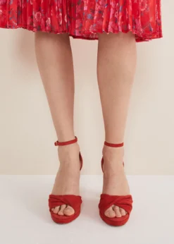 Red Suede Open Toe Heels -TrendLust Verkäufe 750914250 05 red suede open toe heels