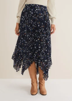 Zeba Star Pleated Midi Skirt -TrendLust Verkäufe 801302408 03 zeba star pleated midi skirt