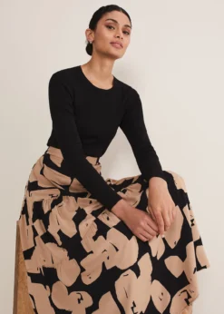 Luana Geo Print Midi Skirt -TrendLust Verkäufe 801304238 03 luana geo print midi skirt