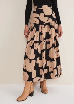 Luana Geo Print Midi Skirt -TrendLust Verkäufe 801304238 04 luana geo print midi skirt
