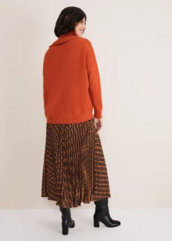 Elmina Pleated Geo Print Midi Skirt -TrendLust Verkäufe 801307976 03 elmina pleated geo print midi skirt