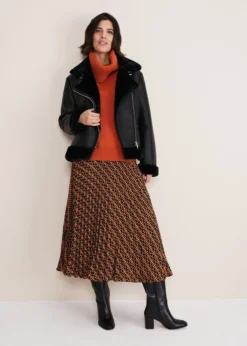 Elmina Pleated Geo Print Midi Skirt -TrendLust Verkäufe 801307976 04 elmina pleated geo print midi skirt