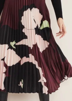 Delanie Satin Pleated Skirt -TrendLust Verkäufe 801314066 04 delanie satin pleated skirt