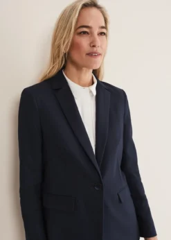 Ulrica Navy Blazer -TrendLust Verkäufe 901099355 04 ulrica navy blazer