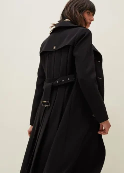 Emmy Pleat Back Trench Coat -TrendLust Verkäufe 950638050 05 emmy pleat back trench coat