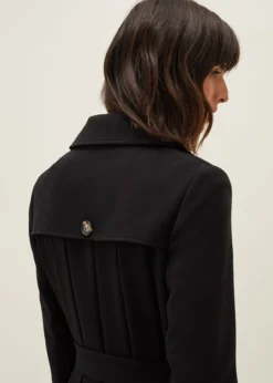 Emmy Pleat Back Trench Coat -TrendLust Verkäufe 950638050 07 emmy pleat back trench coat