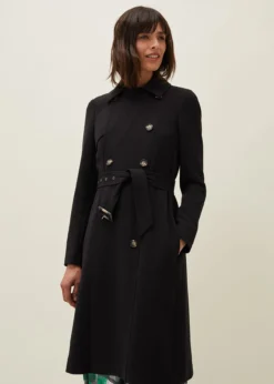 Emmy Pleat Back Trench Coat -TrendLust Verkäufe 950638050 08 emmy pleat back trench coat