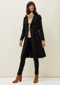 Emmy Pleat Back Trench Coat -TrendLust Verkäufe 950638050 09 emmy pleat back trench coat