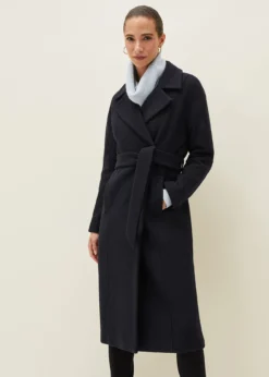 Carlotta Wrap Wool Coat