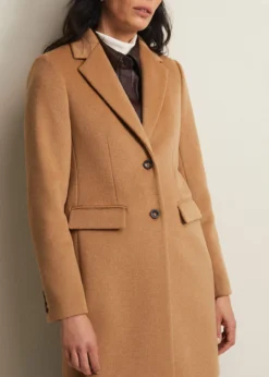 Lydia Wool Coat -TrendLust Verkäufe 950729206 04 lydia camel wool smart coat
